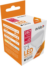 Avide Λάμπα LED Σποτ Αλουμίνιο + Πλαστικό 4W GU10 NW 4000K
